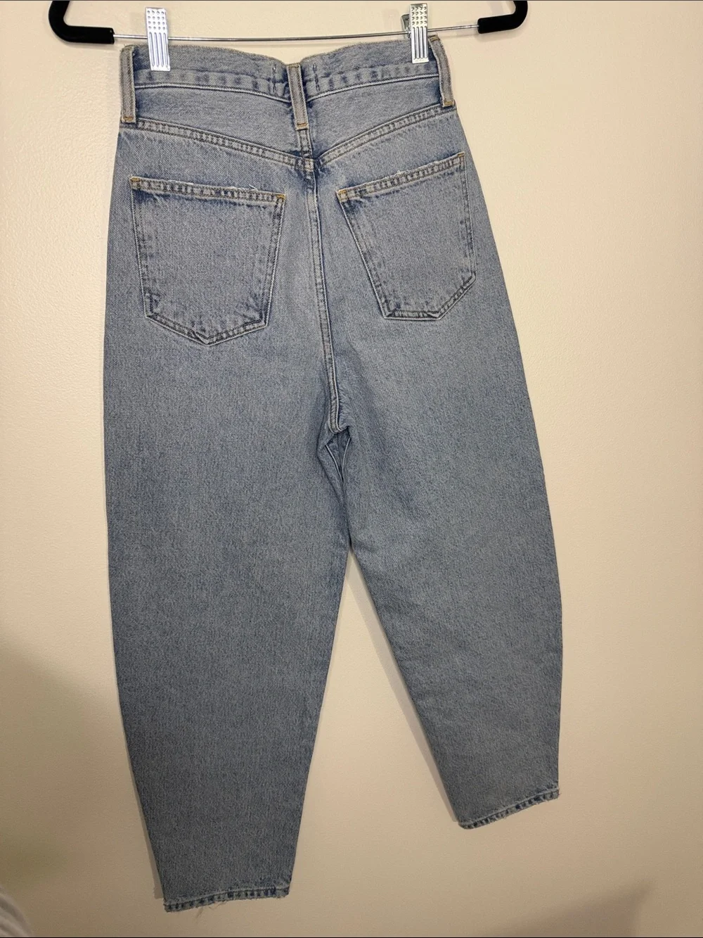 Agolde Balloon Jean Light Wash Barrel Denim Relaxed Fit size 23